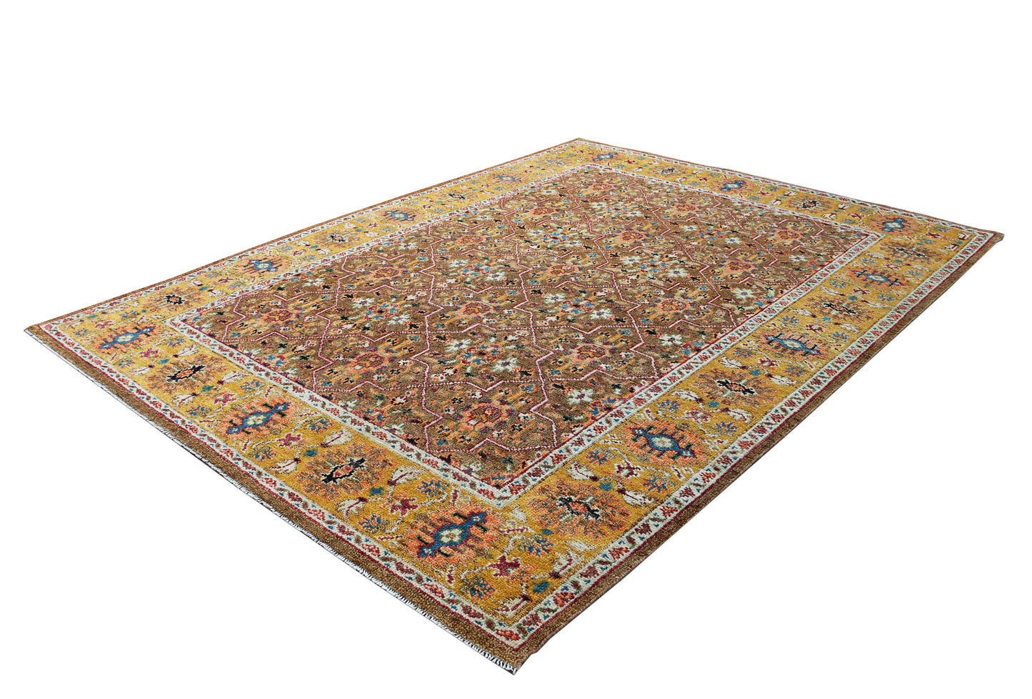Hand-Knotted Woolen Area Rug 4829.2 (9x12)