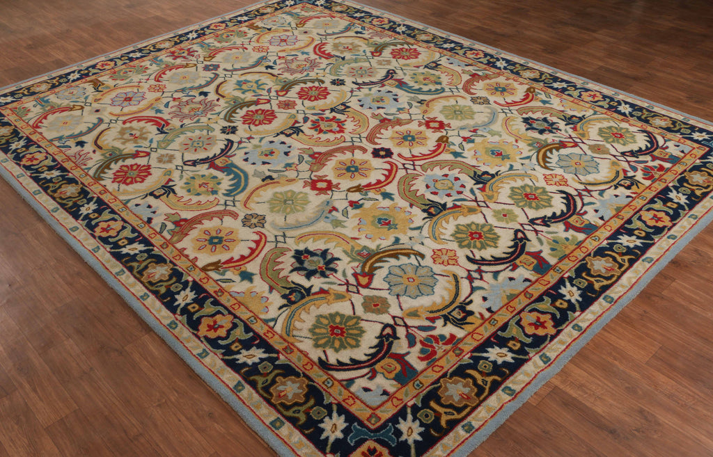 Eva Multi-color Traditional Parsian style Handmade Tufted 100% Woolen Area Rugs